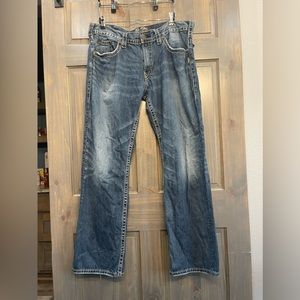 Men’s Silver Jeans